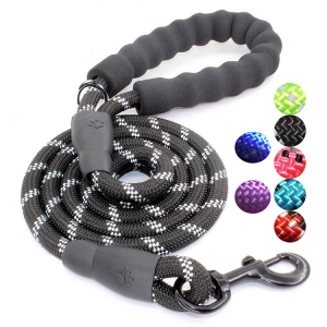 Premium Night Reflection Nylon Dog Rope Leash