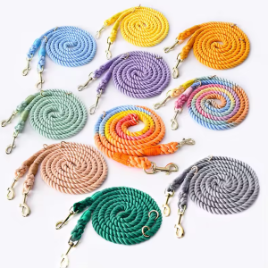 Multi-colors&function Braided Hands Free Dog Leash