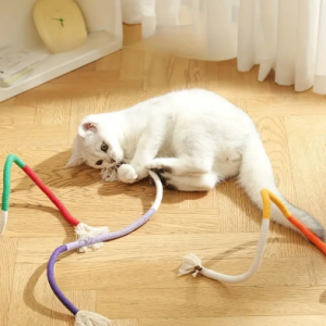 Cat tear-grinding rope toy