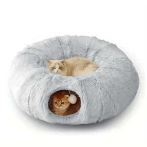 Cat Foldable Longer Plush Tunnel