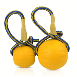 Bite-Resistant Pet Training Ball With Rope