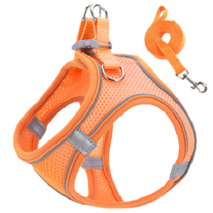 Breathable Reflective Harness with leash