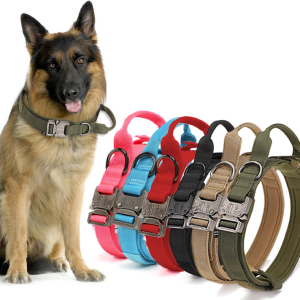 Duty Nylon Tactical Dog Collar with Handles