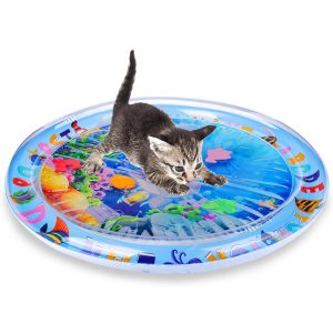 Upgraded-Thicken Unbreakable Indoor Cat Splash Play Mat