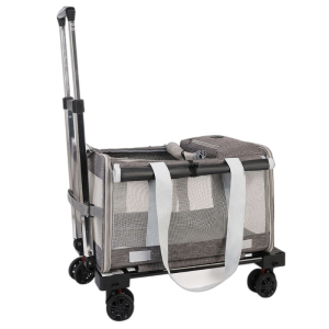 Trolley Foldable Outdoor Pet Carrier Bag